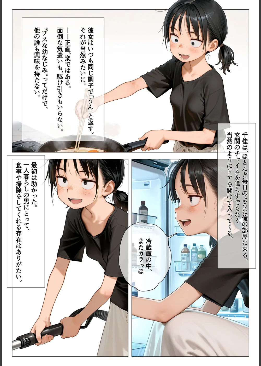 ちいぶす-おっぱい小さくてブスだけどいつでもヤレる幼馴染- モザイク版 サンプル